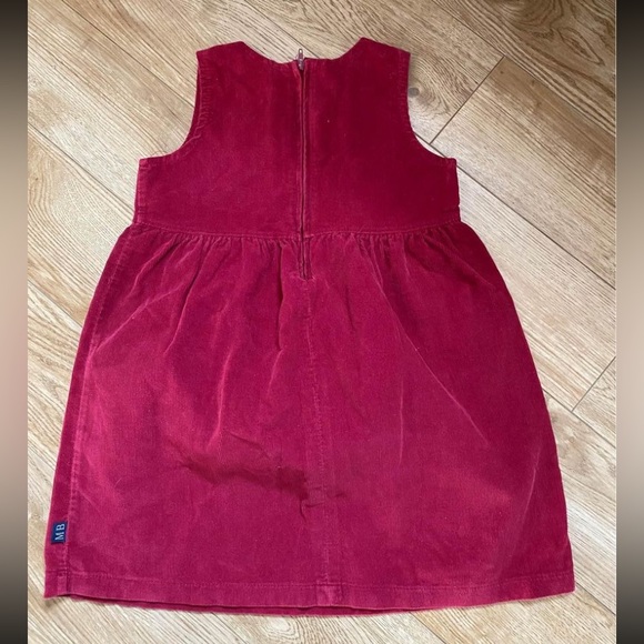 Vintage girls red courdory dress size 6X - Picture 2 of 3